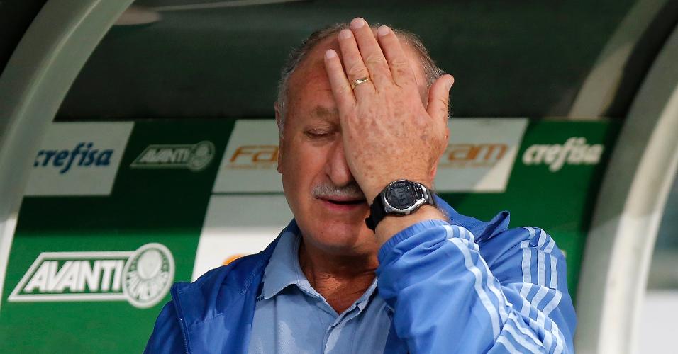 Felipão lamenta chance perdida pelo Palmeiras contra o Fluminense