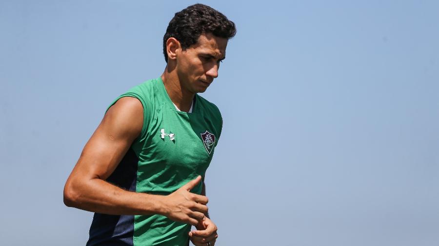 Ganso  teve diagnosticada uma lesão no músculo posterior da coxa esquerda - Lucas Merçon/Fluminense FC