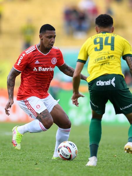 David, do Inter, durante partida contra o Ypiranga, pelo Gauchão - Ricardo Duarte/Inter