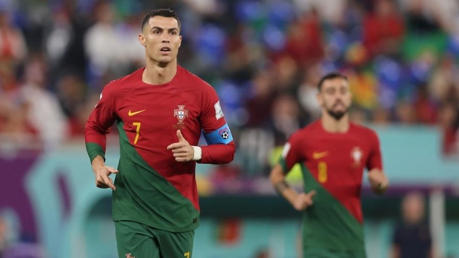 Cristiano Ronaldo é a grande estrela de Portugal na Copa do Mundo do Qatar - Youssef Loulidi/Fantasista/Getty Images