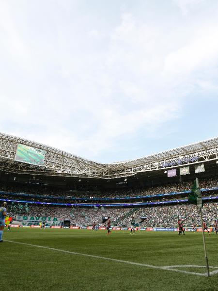 Allianz Parque durante jogo do Palmeiras no Campeonato Paulista 2023 - Ricardo Moreira/Getty Images