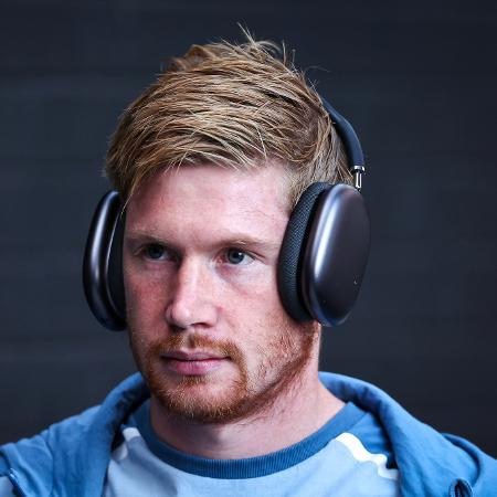 Kevin De Bruyne antes de partida pelo Manchester City