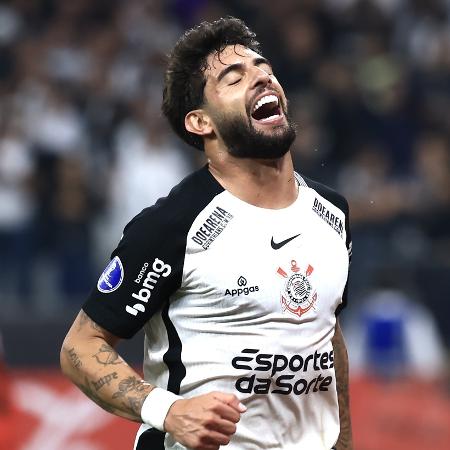 Yuri Alberto se lamenta durante Corinthians x América de Cali, jogo da Sul-Americana Yuri Alberto se lamenta durante Corinthians x América de Cali, jogo da Sul-Americana