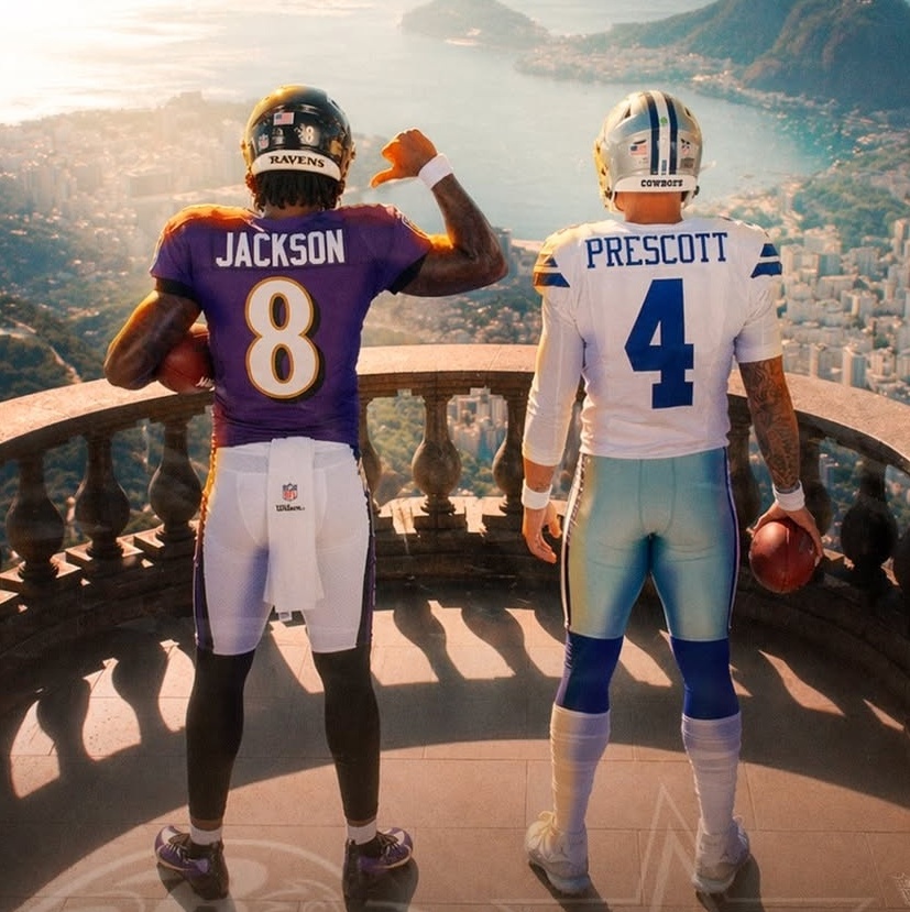 NFL confirma Ravens x Cowboys no Maracanã pela temporada 26/27