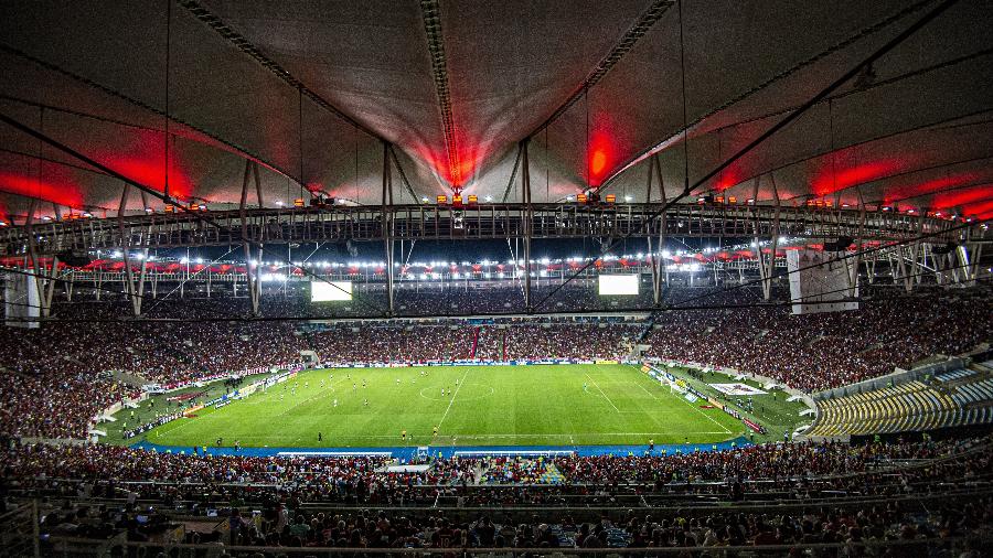 Maracanã estará lotado para receber o jogo entre Flamengo e Santos - Marcelo Cortes/Flamengo