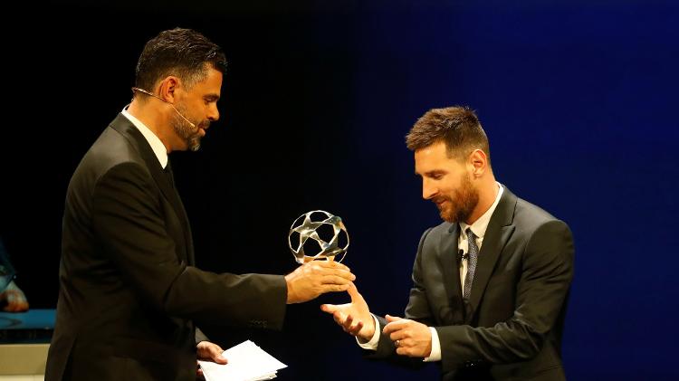 Lionel Messi foi eleito o melhor atacante da última edição da Liga dos Campeões - Eric Gaillard/Reuters - Eric Gaillard/Reuters