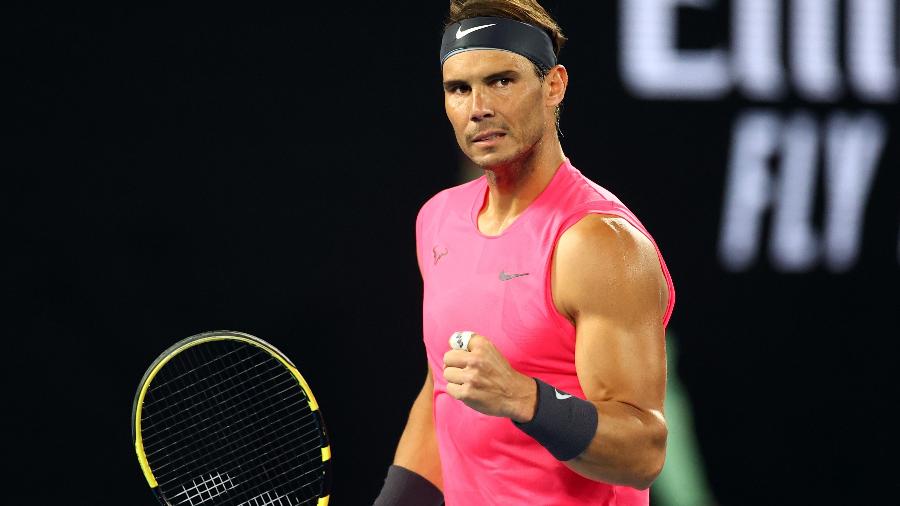 Rafael Nadal na segunda rodada do Australian Open 2020 - Reuters