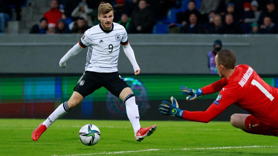 Alemanha e Romênia se enfrentam pelas Eliminatórias Europeias para Copa do Catar 2022 - Odd ANDERSEN / AFP