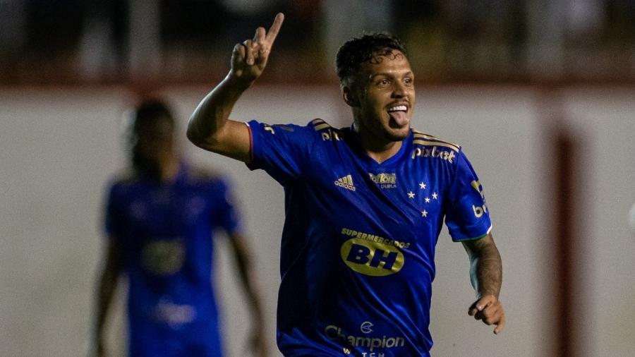Daniel Jr Cruzeiro comemora gol do Cruzeiro sobre a Tombense pelo Campeonato Mineiro - @Staff_images
