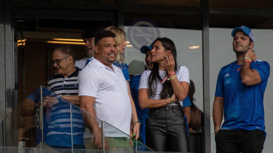 Ronaldo foi ao Mineirão para ver a final do Campeonato Mineiro 2022 entre Cruzeiro e Atlético-MG - Alessandra Torres/AGIF