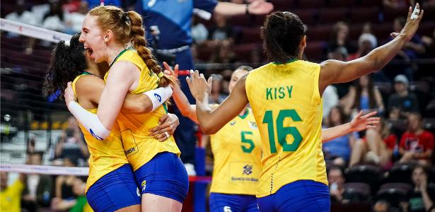 Seleção feminina de vôlei vence amistoso com Alemanha antes da estreia no  Mundial - Estadão