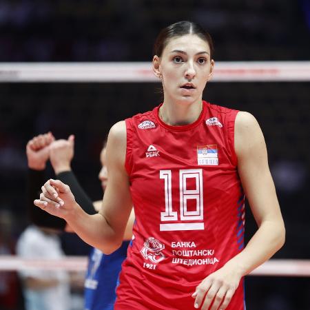 Tijana Boskovic é principal arma da Sérvia em final contra o Brasil pelo Mundial de Vôlei - Abdulhamid Hosbas/Anadolu Agency via Getty Images