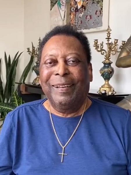 Aniversariante do dia, Pelé publica vídeo agradecendo mensagens de parabéns - Reprodução