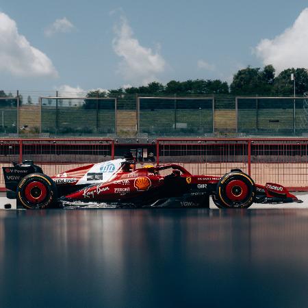 Lewis Hamilton testa a nova suspensão da Ferrari em Mugello Lewis Hamilton testa a nova suspensão da Ferrari em Mugello