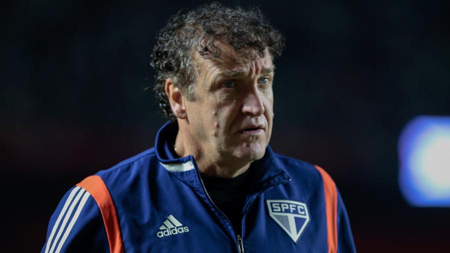 Cuca, técnico do São Paulo, em clássico contra o Palmeiras pelo Campeonato Brasileiro 2019 - Marcello Zambrana/AGIF