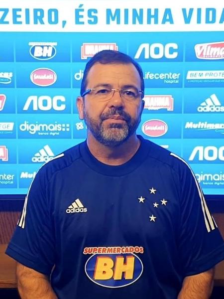 Técnico Enderson Moreira é apresentado por videoconferência no Cruzeiro - Cruzeiro/Divulgação