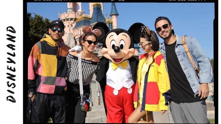 Neymar, Bruna Marquezine e Neymar na Disney - Reprodução/Instagram