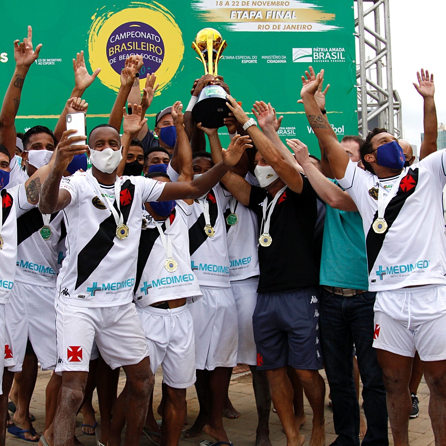 Beach Soccer: Rumo ao bi, Vasco disputa Mundialito a partir do dia 10