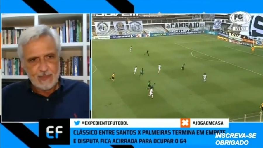 Sormani vê empate melhor para Palmeiras e diz que Santos perdeu "oportunidade de ouro" - Reprodução/Fox Sports