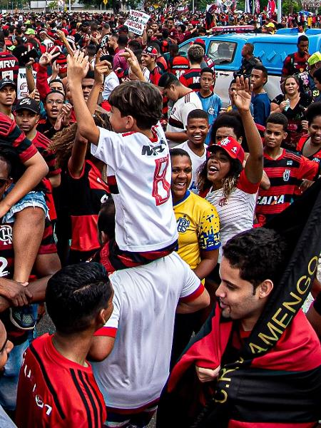 Flamengo deve ter maioria de torcedores na final em Guayaquil, ainda que a procura por ingressos seja baixa - Paula Reis / Flamengo