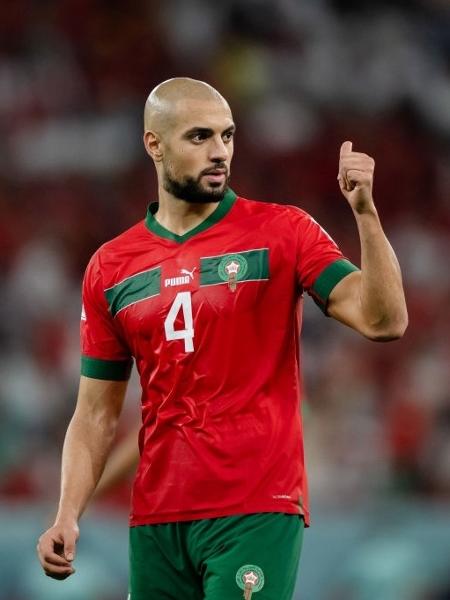 Amrabat foi um dos melhores do Marrocos na Copa do Mundo e deve seguir na Fiorentina - Marvin Ibo Guengoer - GES Sportfoto/Getty Images