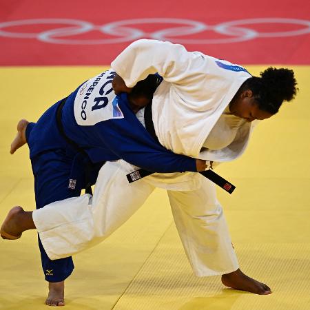 A judoca brasileira Beatriz Souza venceu Izayana Marenco, da Nicarágua, nas Olimpíadas de PAris