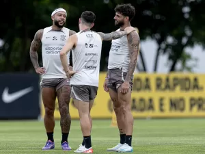 Corinthians encerra preparação para enfrentar o Grêmio; veja provável time