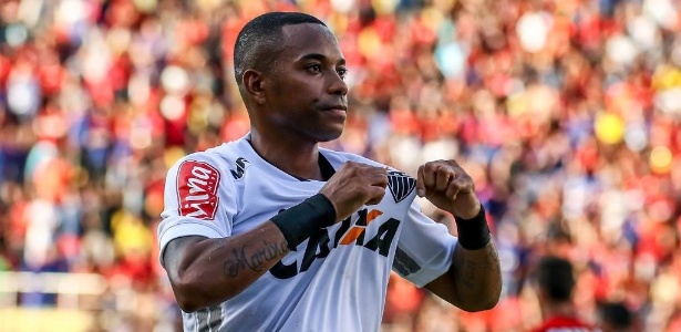 Robinho comemora um de seus gols pelo Atlético-MG na atual temporada - Divulgação/Atlético-MG