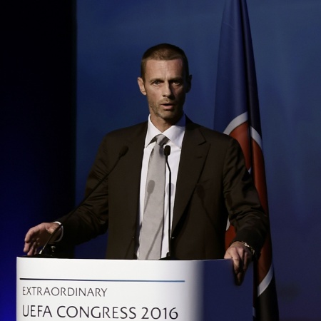 Aleksander Ceferin é presidente da Uefa - Aris Messinis/AFP