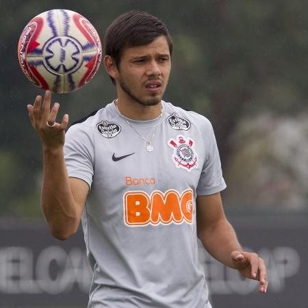 Ángel Romero treina no CT do Corinthians em fevereiro de 2019 - Daniel Augusto Jr/Ag. Corinthians 