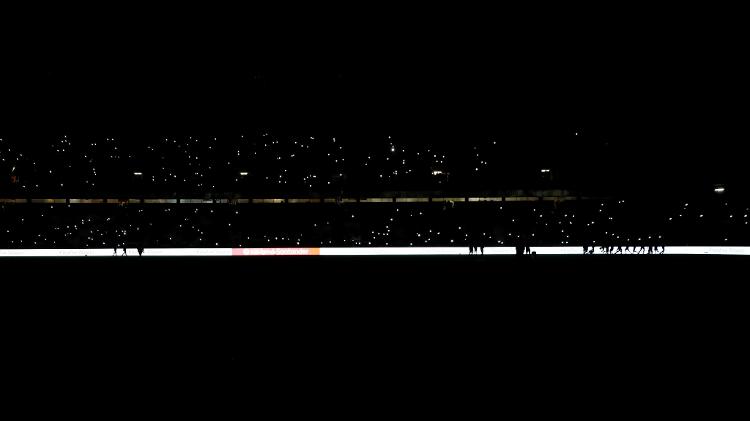 Apagão antes do jogo entre Valladolid e Real Madrid - REUTERS/Sergio Perez - REUTERS/Sergio Perez
