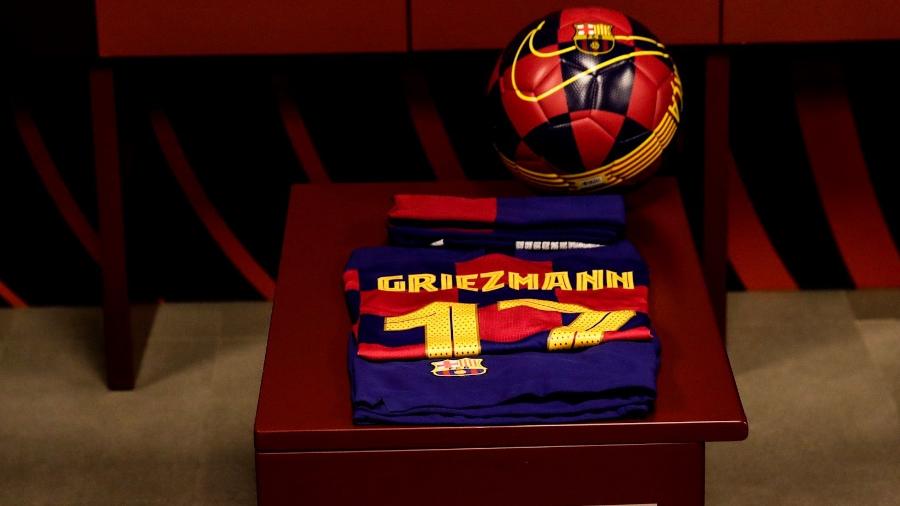 Griezmann ganha camisa 17 no Barcelona - Reprodução