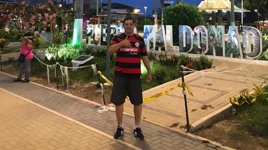 André Luiz, torcedor do Flamengo, passou mal em Cusco, passou por operações e teve de ficar internado na cidade peruana - Arquivo Pessoal