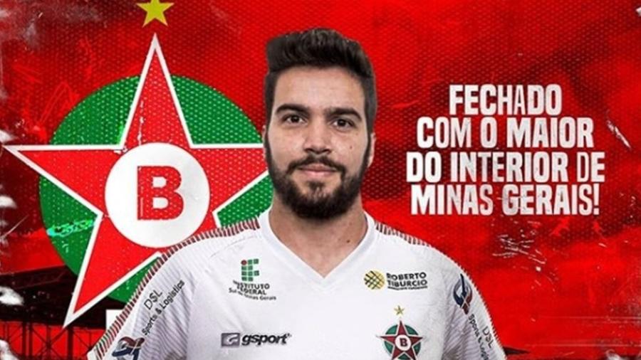 Rafael Pascoal assinou como goleiro do Boa Esporte no mercado da bola - Divulgação/Boa Esporte