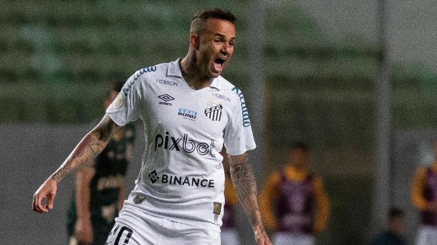 Luan fez sua estreia pelo Santos contra o América-MG e voltou a jogar após seis meses - Fernando Moreno/AGIF