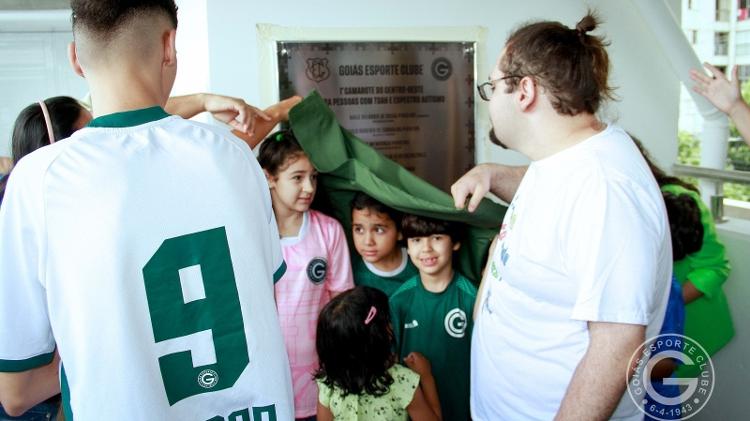 Goiás inaugurou no último dia 2 um camarote no estádio Hailé Pinheiro para pessoas com autismo ou TDAH - Divulgação / Goiás - Divulgação / Goiás