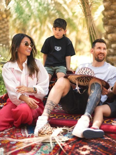 Lionel Messi terá bastante tempo para curtir ao lado da família nos Estados Unidos - Autoridade de Turismo Saudita (STA)