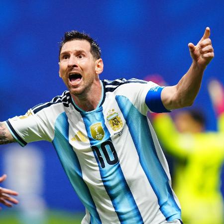 Uma das ameaças a Messi foi registrada no jogo da classificação heroica contra o Egito, nas oitavas Uma das ameaças a Messi foi registrada no jogo da classificação heroica contra o Egito, nas oitavas