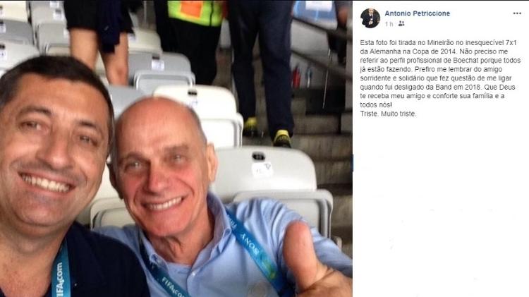 Boechat 7 a 1  - Reprodução - Reprodução