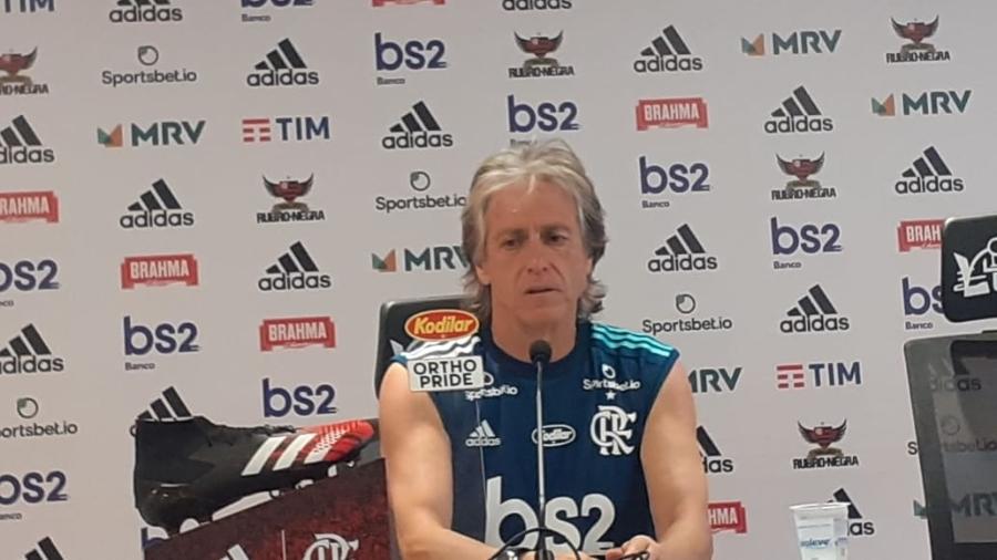 Jorge Jesus afirmou que o Carioca será uma pré-temporada para o Flamengo - Léo Burlá/UOL Esporte