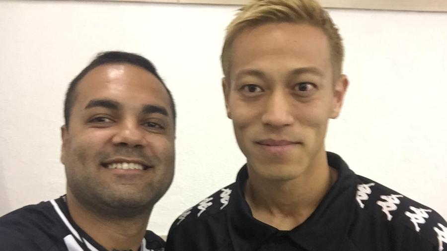 Wellington Arruda, torcedor do Botafogo que organizou caravana para "Aero Honda", conhece meia japonês - Arquivo Pessoal