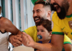 Filho de Everton Ribeiro grita 