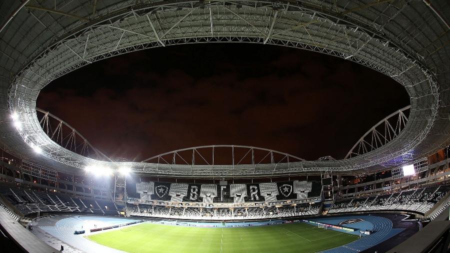 Estádio Nilton Santos teve o fornecimento de água cortado nesta terça-feira pro falta de pagamento - Satiro Sodré/SSPress/Botafogo