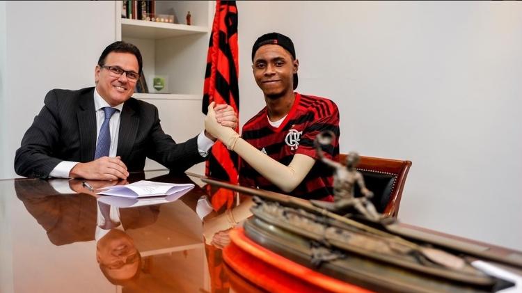 Jhonata Ventura, sobrevivente do Ninho - Marcelo Cortes/Flamengo