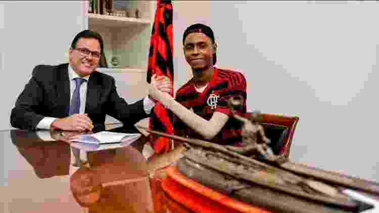Jhonata Ventura fechou acordo de indenização com o Flamengo pelo incêndio no Ninho do Urubu - Marcelo Cortes/Flamengo - Marcelo Cortes/Flamengo