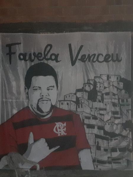 Torcedores do Flamengo fizeram uma bandeira para Babu Santana - Arquivo Pessoal