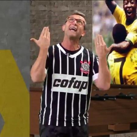 Neto homenageou Sócrates no Os Donos da Bola - Reprodução/TV Band