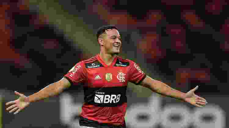 Rodrigo Muniz marcou gol do Flamengo contra o Bragantino pelo Brasileiro - Thiago Ribeiro/AGIF - Thiago Ribeiro/AGIF