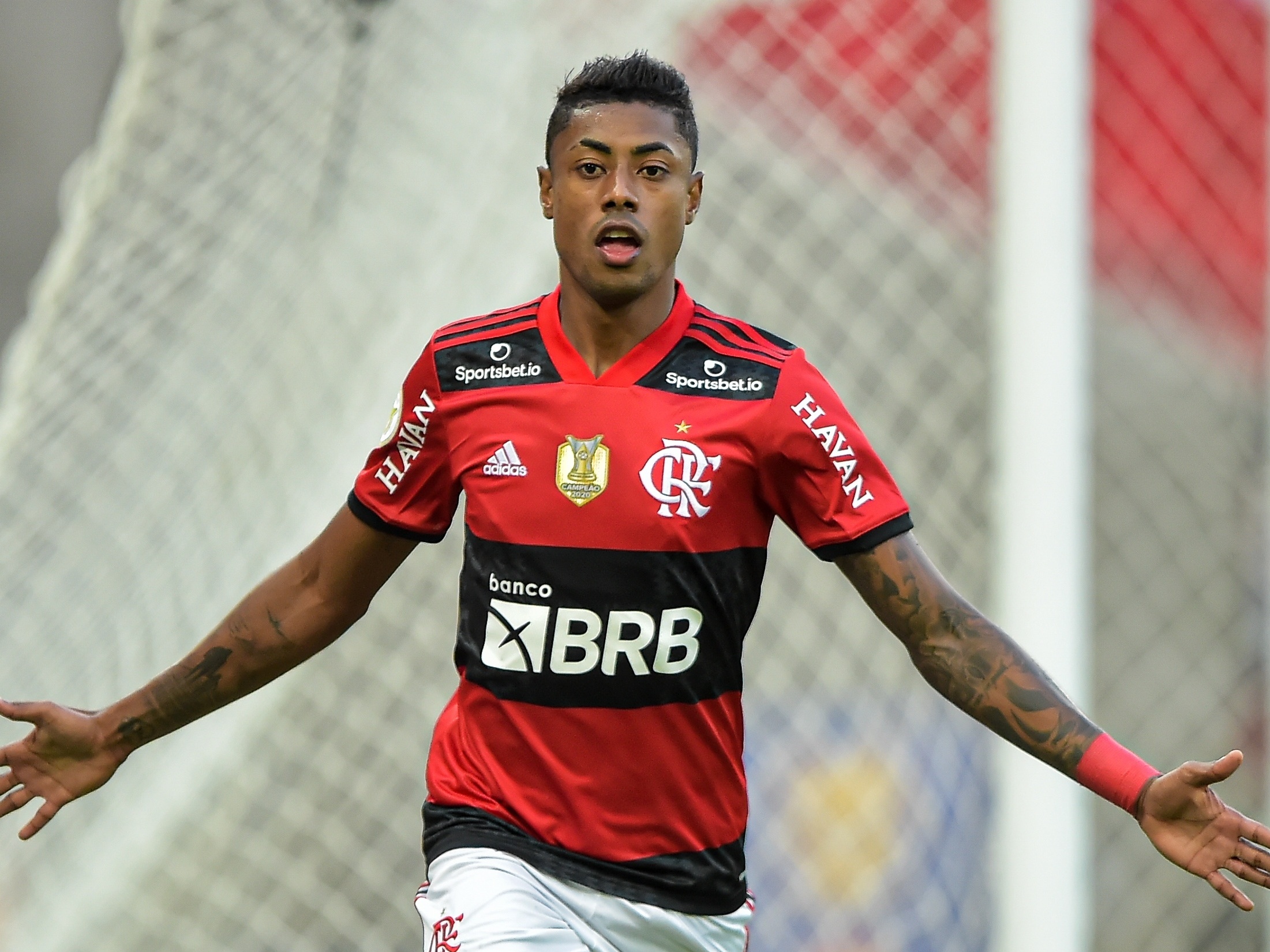 Bruno Henrique : Flamengo Bruno Henrique Celebra Volta E Festeja ...