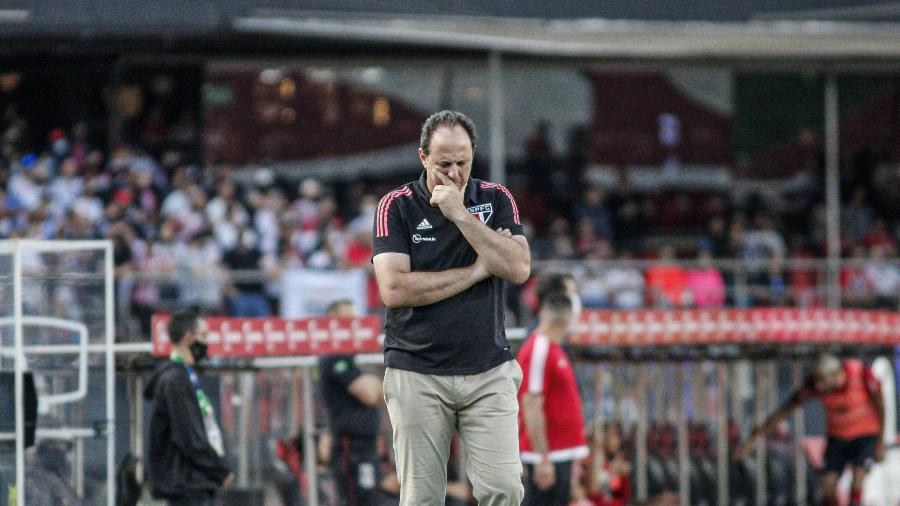 Rogério Ceni no duelo entre São Paulo e Flamengo no Morumbi - Guilherme Drovas/AGIF